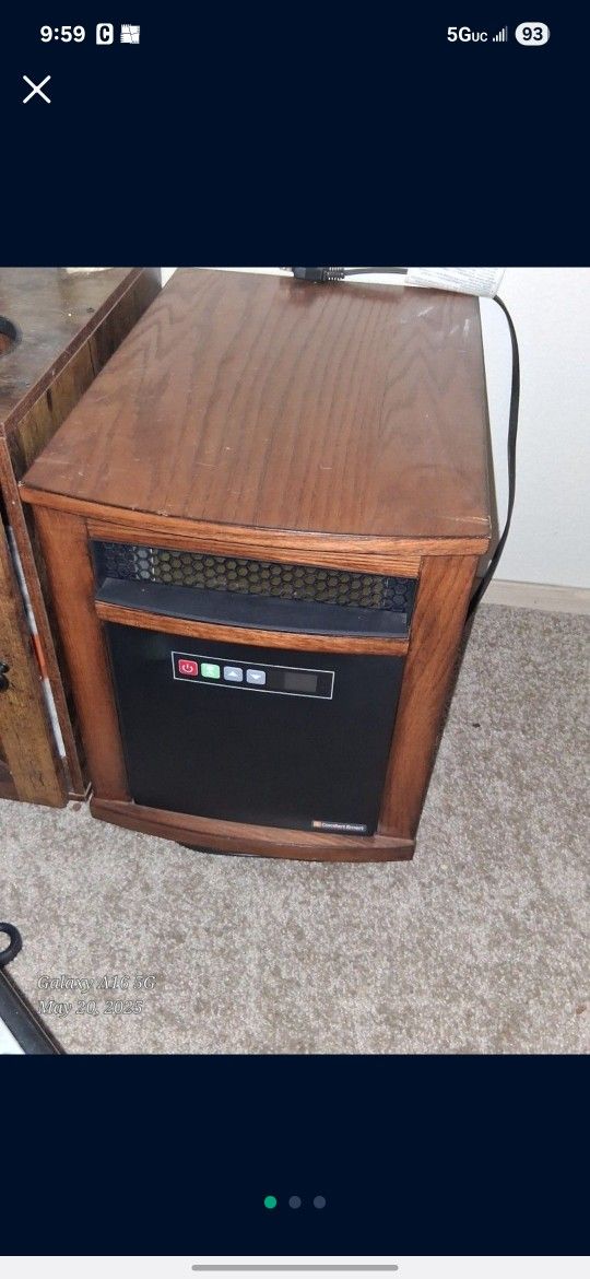 Duraflame Portable Rolling Space Heater