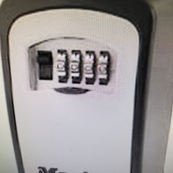 Master Lock Box. Resettable Combination Dial