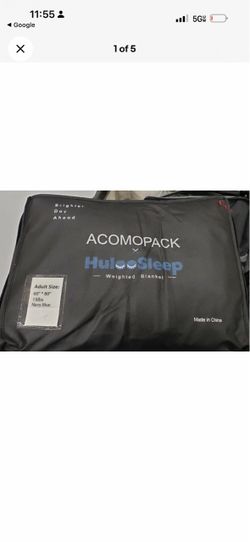 Huloo Sleep Weighted Blanket 15lbs Navy Blue