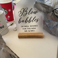 Wedding Send Off Sign