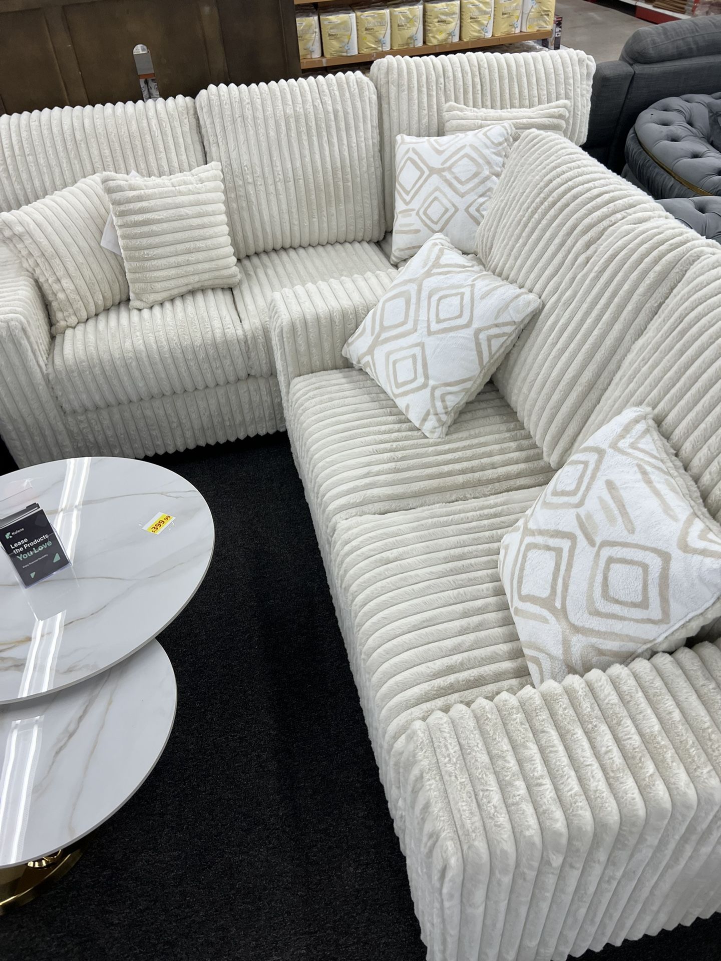 Stunning Stylish Couch And Loveseat!