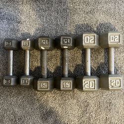 Cast Iron Dumbbells