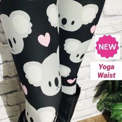 NEW Womens Koala Bear Leggings Soft As Lularoe OS/TC