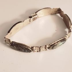 Authenticated Mexican Sterling Silver Panel Bracelet
