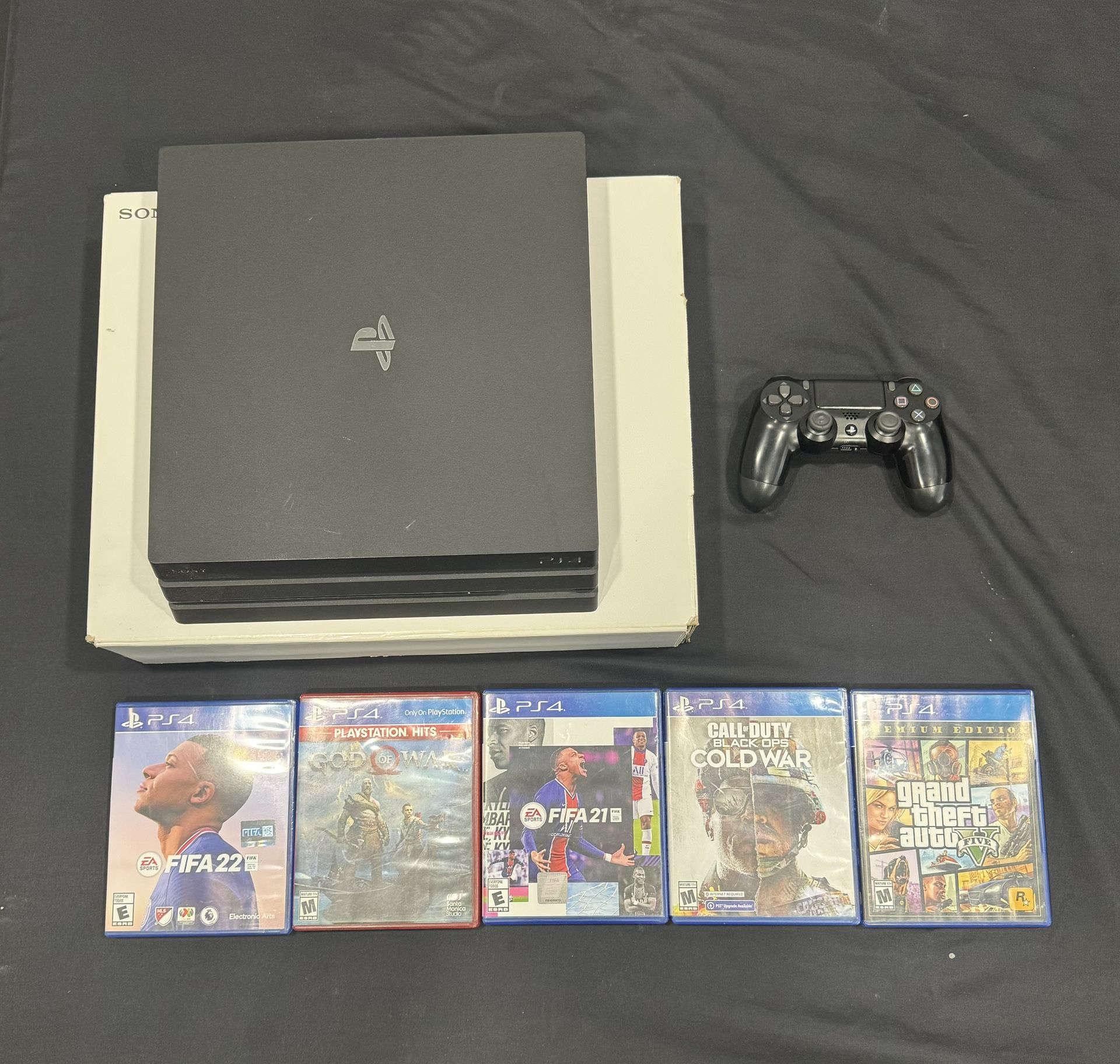 PS4 Pro With Games 