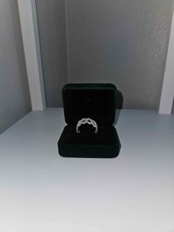 VVS1 Iced Out Moissanite Cuban Ring / Size 9