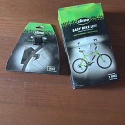 2 Bike Lifts And 2 Bike Hangers 