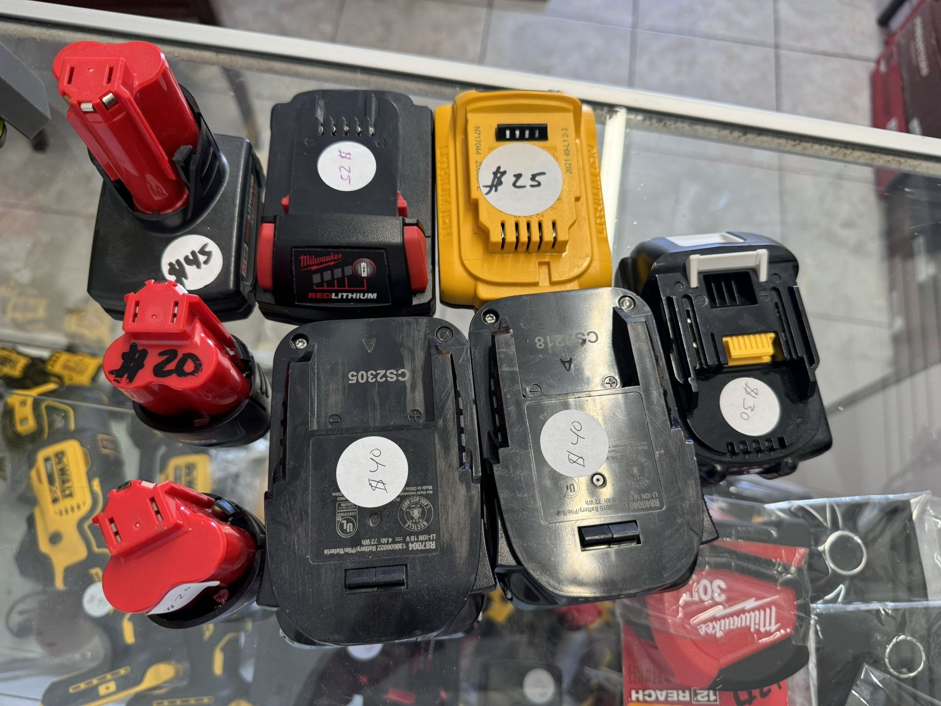 Batteries Different Brands