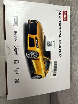 7" Double DIN Car Multimedia Player Stereo – Capacitive Touchscreen, Backup Camera Input, Bluetooth, FM Radio & Remote