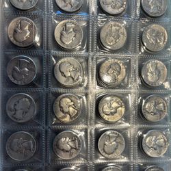 90% silver quarters Washington