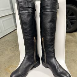 Michael Kors Black Leather Boots