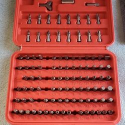NEIKO 10048A Security Bit Set 100-Piece Cr-V Steel 1/4-inch Adapters Phillips