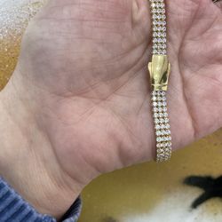 14k TENNIS BRACELET 