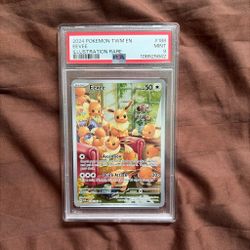 2024 Pokemon TWM Eevee card #188 PSA 9 #pokemon #collectible