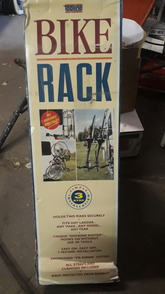 Ladder bike rack