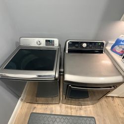 Samsung Washer + LG Dryer Set – Works Good