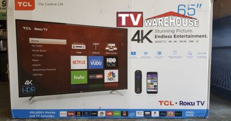 65” TCL Roku $399