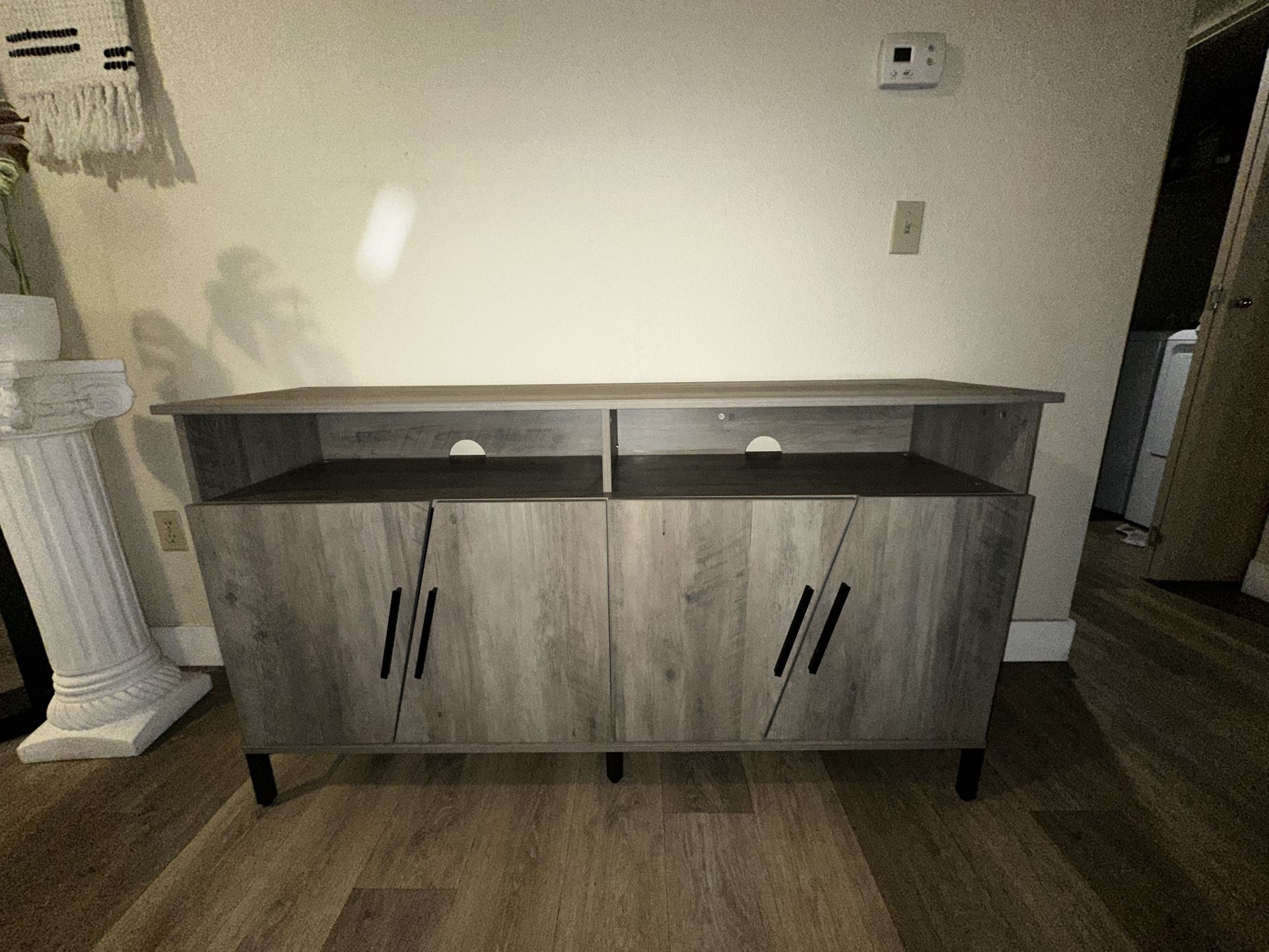 Modern grey console table