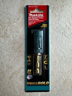 Makita B-35097 Impact Gold Ultra-Magnetic Torsion Insert Bit Holder