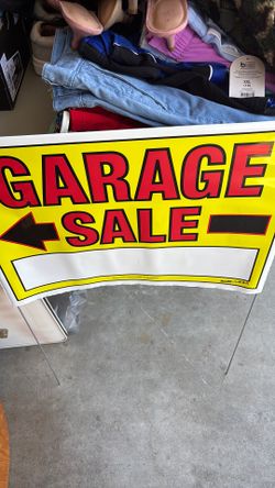 Garage sale Saturday & Sunday