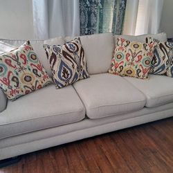Sofa With Pillows 