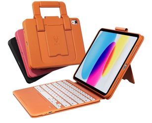 New IPad 10.9” iPad 10th/11th Generation Case with Keyboard. Orange