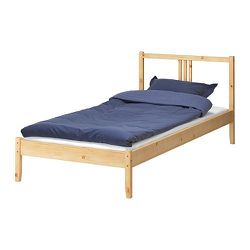 Solid Wood Twin Bed Frame & Slats