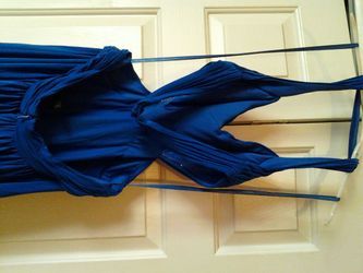 BCBG blue maxi dress