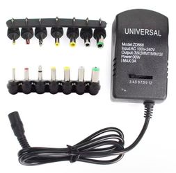Adjustable Multi-Voltage AC 220V to DC 3V-12V Power Supply Adapter, Charger and Converter