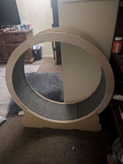 Large cat wheel rubber