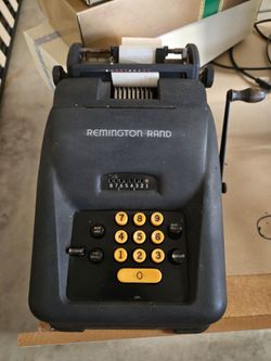Vintage Remington Rand Calculator