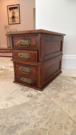 Small Cabinet 4 Door Antique