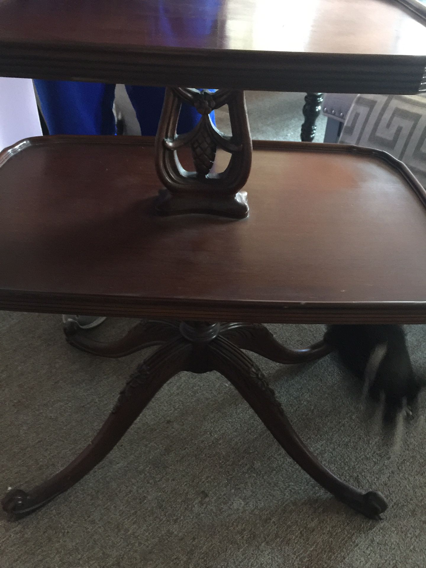 Antique table $130