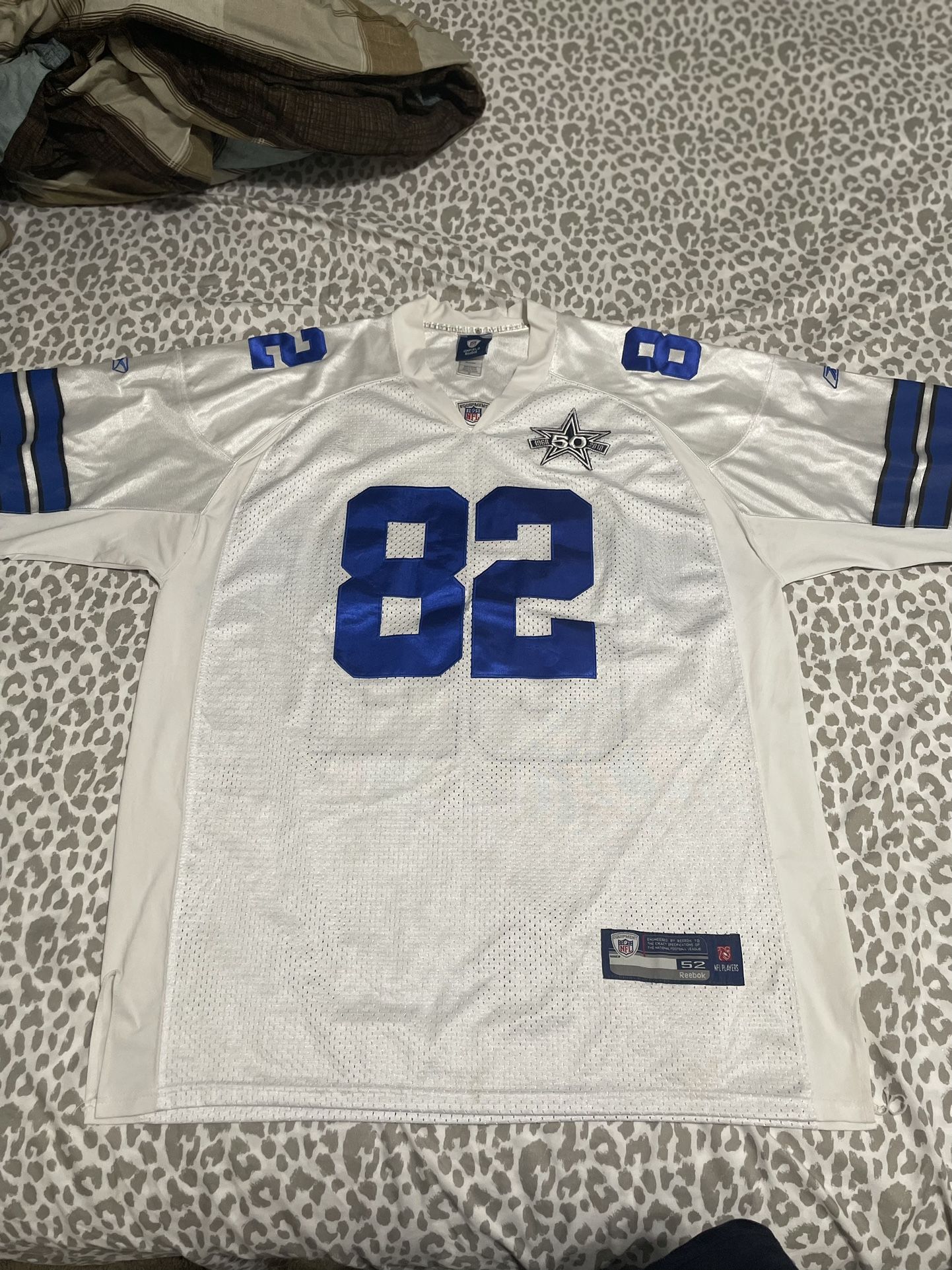 Dallas Cowboys “50th Anniversary” Reebok Jason Witten #82 ONFIELD Home Jersey sz.52