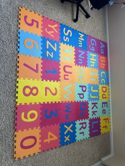 Kids play mat(Alphabet & Numbers)