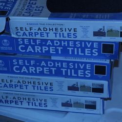 5 Boxes Self Adhere Carpet Tiles