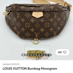 REAL LOUIS VUITTON BUMBAG