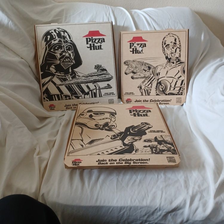 1997 Special The Star Wars Trilogy Edition Pizza Hut Colletable
