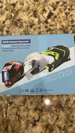 Gx10 helmet intercom