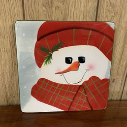 Snowman Plate By Oneida