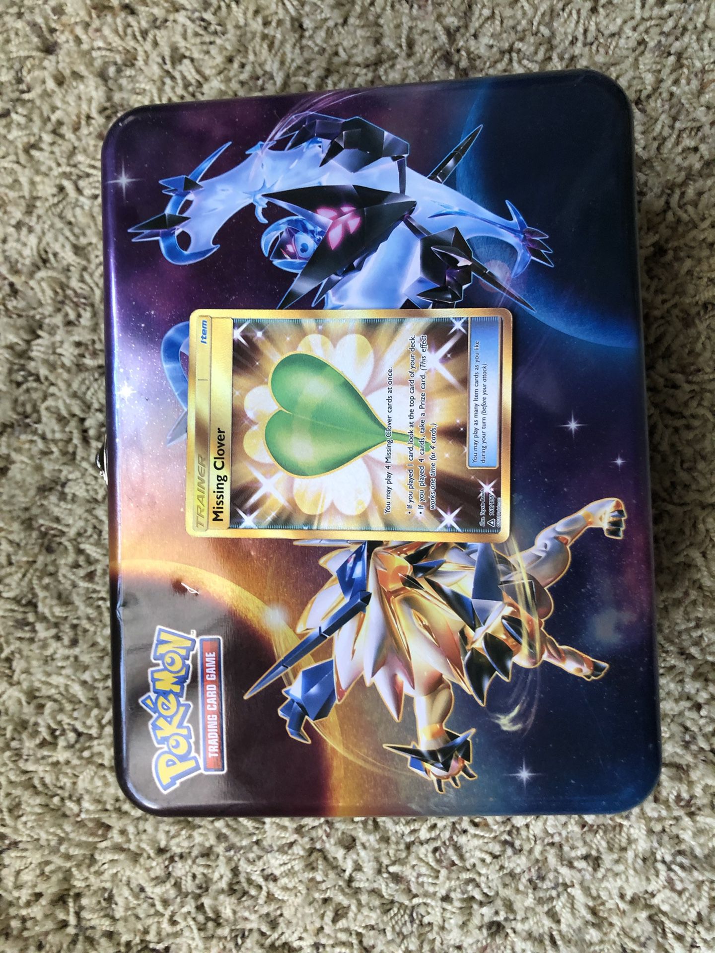 Secret Rare Mint Condition Missing Clover Pokemon Card