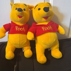Two Vintage Winnie The Poohs From 1990’s 