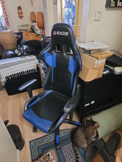 S-Racer Gaming Chair Black and Blue