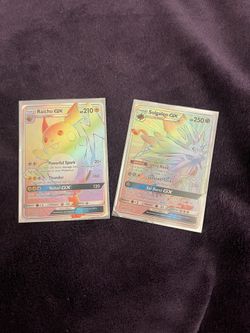 Pokémon Cards Rainbow Rare and Holo Card