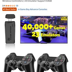 HDMI Retro Gaming Stick Kit with Controllers