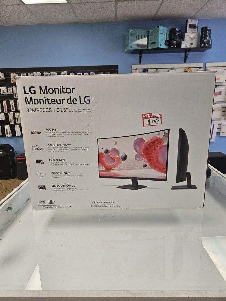 Lg Curved Monitor 1080P 32 Inch