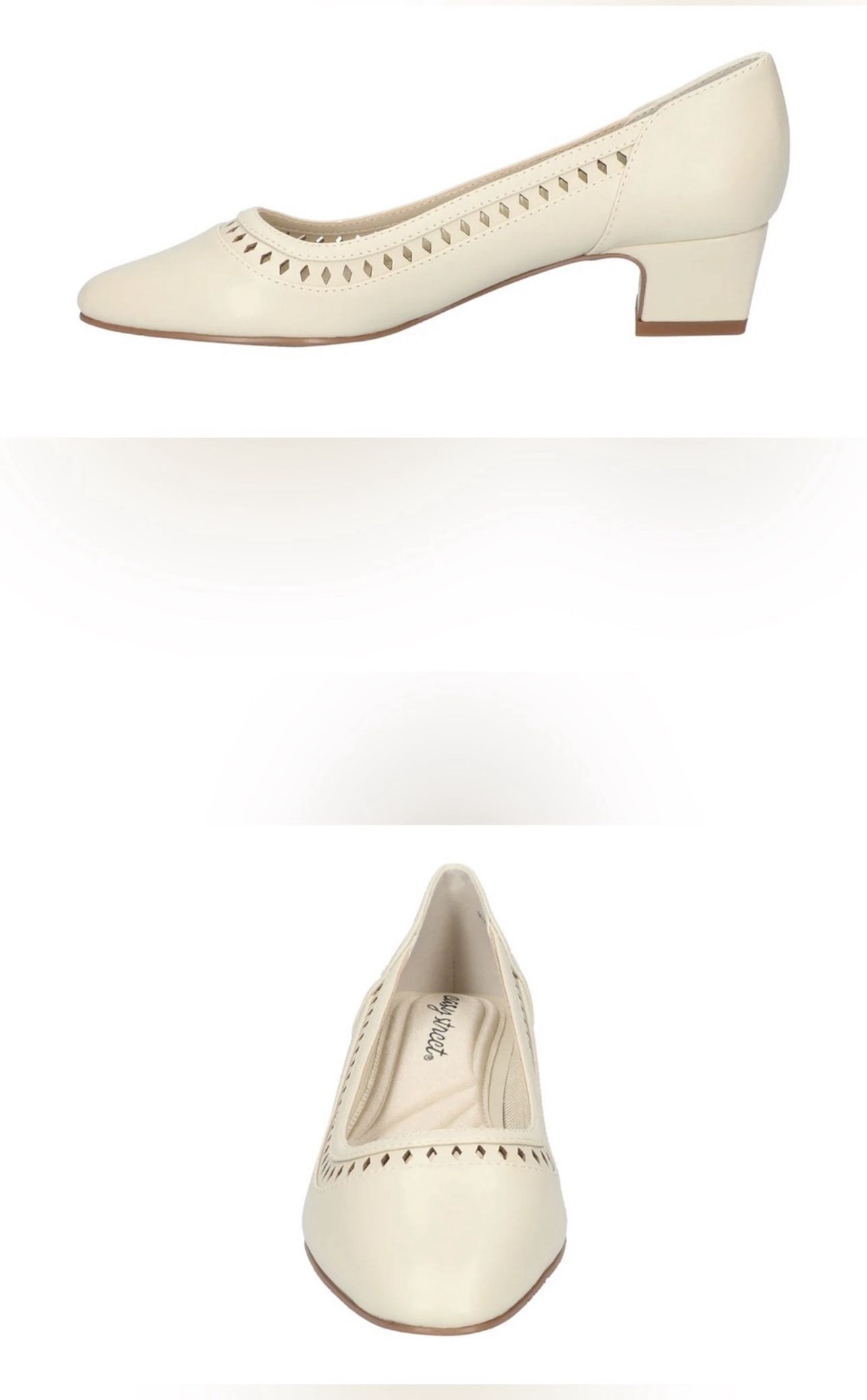 Easy Street Cream Women's Heels