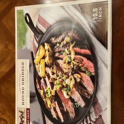 Parini Cast Iron Round Griddle