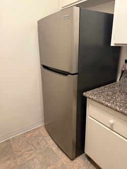 Frigidaire Stainless Steel Refrigerator with Top Freezer – $450 OBO