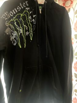 Vintage Monster Zip up Sweater